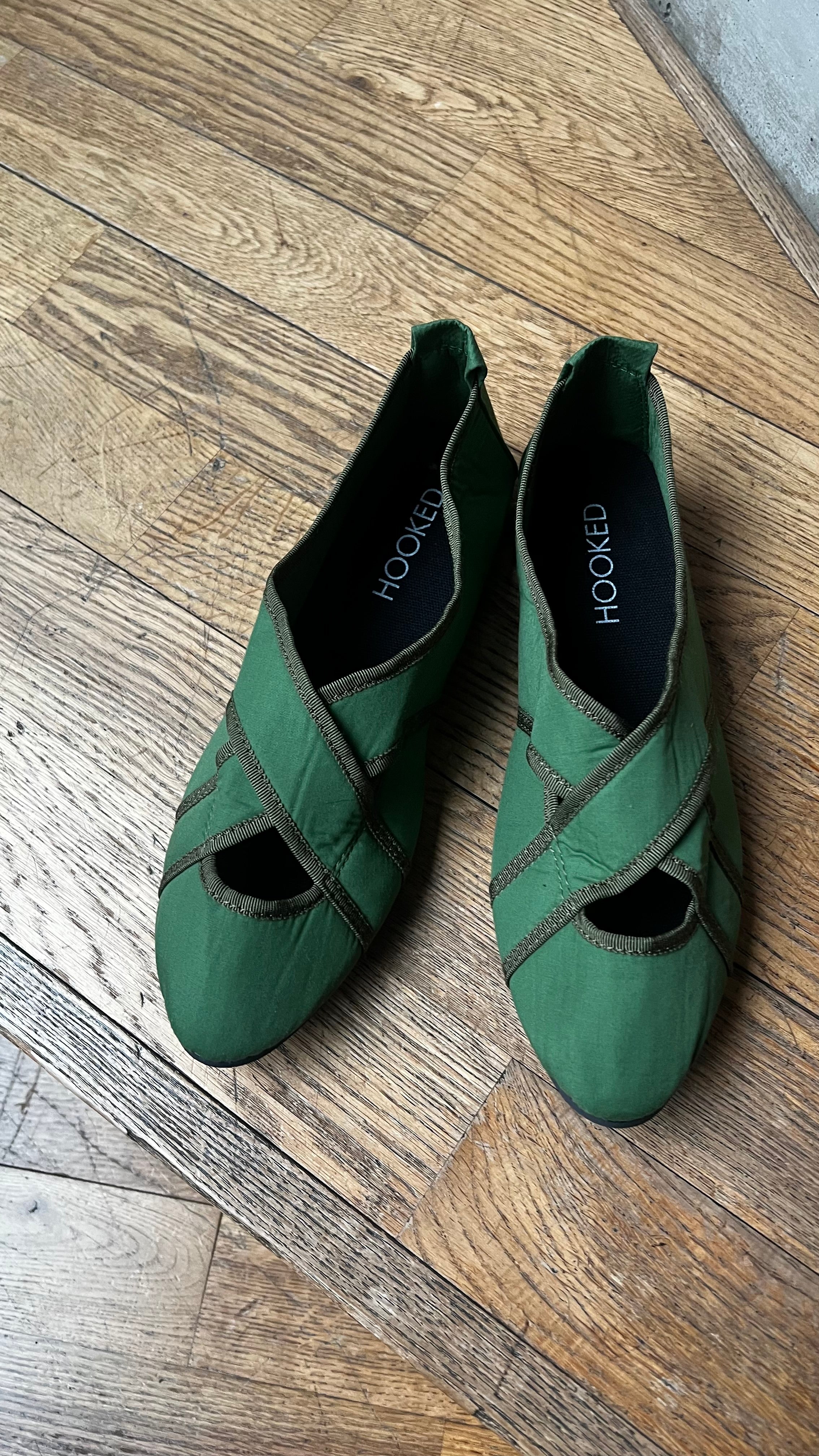 新品　hooked vintage オリジナルシューズ ORIGINAL SHOES GREEN – HOOKED